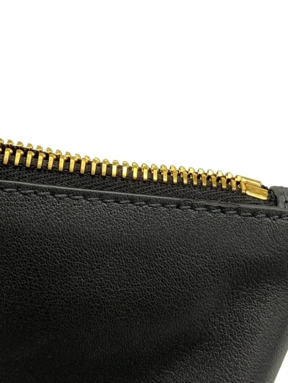 PRADA 1BC238 Black Leather Shoulder Bag